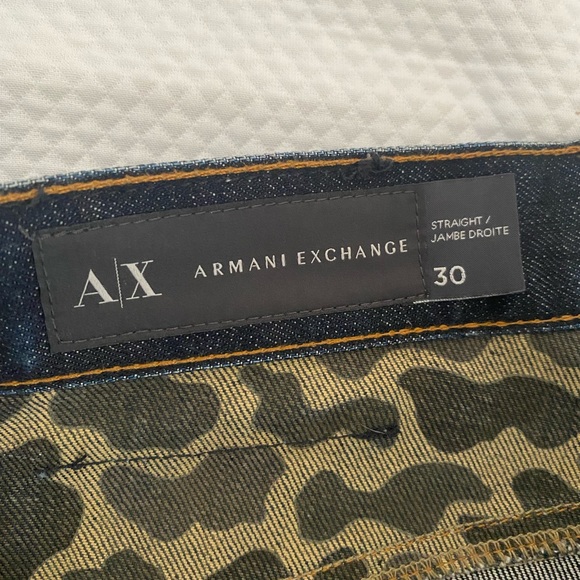 Armani Exchange mens Camo trim Jeans - Picture 4 of 8